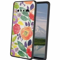 Floral-5-telefon za Samsung Galaxy S10 + Plus za žene Muška Pokloni, Mekani silikonski stil Otporan