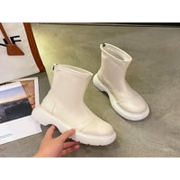Difumos dame cipele casual boot mins calf zimske čizme Rad protiv klizanja Prozračna udobnost Bež 6