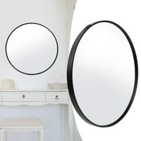Zidni viseći okrugli ogledalo, moderan metalni uokvireni ukrasni ogledalo za kupatilo dnevni boravak