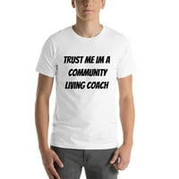 2xl vjerujte mi u zajednici živih trenera kratkih rukava pamučna majica po nedefiniranim poklonima