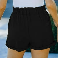 Kompleti za vježbanje za žene gnobogi modne žene znojni kratke hlače Ljetna casual labavi džep čvrsti