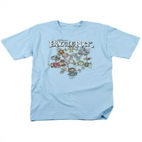 Klaggle Rock Classic TV Show Fraggles Happy Spinning banga za odrasle majica Tee Tee