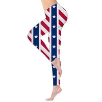 Ženske nogavice Dan nezavisnosti Ispisuje teške joge hlače