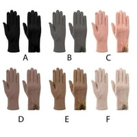TureClos rukavice Žene Lijepe Bowknot Topla Meko lagane rukavice Izdržljiva modna frizura Dizajn dlan