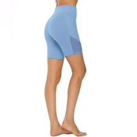 DrpGunly Hlače za žene, visoki struk joga kratkog trbuha Kontrola obuke koje rade teretna kratke hlače
