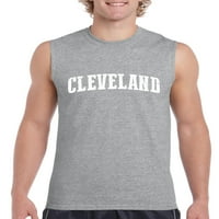 Arti - Muška grafička majica bez rukava - Cleveland