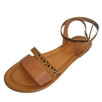 Rose Gold Sandale za žene prozirne sandale za žene modne ljetne žene kopče kaiš otvorena ploča s ravnim