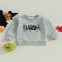 MA & Baby Toddler Baby Girls Boy Halloween Duks dugih rukava Pumpkin Print pulover bluza vrhova