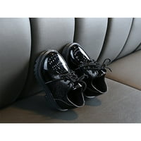 Djevojke dječaci Oxfords Uniforme obuće cipele čipke kožne cipele s cipelama djeca neklizajuće stane