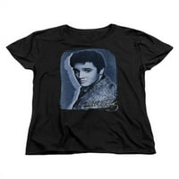 Elvis Presley King of Rock muzički ikona Prekrivanje plave antilop stare ženska majica