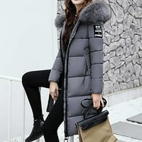 Moderna jakna za ženu Modni jesen i zima tanka midljiva zgušnjavanje toplog pamučne jakne