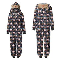 LisingTool pidžama za žene postavljene mammy rOMper za božićnu porodicu Pajamas slatka velika glava