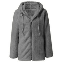 Savjetni džemper kaput žene otvorene prednje kapute sa kapuljačom džepna kaputa
