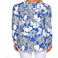 Niuer New Plus Veličina Ležerne prilike dugih rukava za žene Tuničke labave bluze majice Dame Jesen