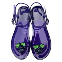 Sandale Ženske cipele Proizvođač Transparent Jelly ravne papuče Summer Beach Toborides