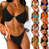 Vedolay Plus size kupaći kostimi Ženski ruffle bikini kupaći kostim visokih struka Plus kupaći kostir
