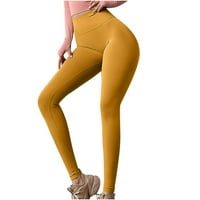 Tawop ženske ležerne čvrste hlače na srednjim strukom labave hlače yoga hlače pseće hlače Uskrsne nove proizvode