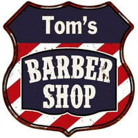 Tom's Barber Shop Lot Shield Metal Gift HASOVI poklon 211110020157