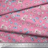 Soimoi Rayon tkanina umjetnička cvjetna tiskana šivanje tkanina širom