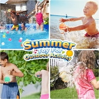 Baloni za vodu za višekratnu vodu, ljetna igračka vodena igračka za dječake i djevojke, bazene za plažu