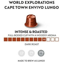 Nespresso kapsule Originalline Envivo Lungo kafe Pods mahune Brews, brojanje