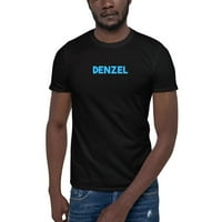 Plava pamučna majica s kratkim rukavima Denzel po nedefiniranim poklonima