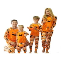 Porodica s prednjim pijamama Podešava setovi za Halloween Roditelj-Child PJS noćna odjeća za majice