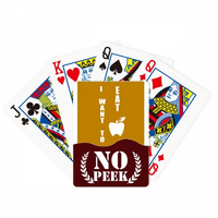 Jedite voće Želja Life Art Deco Fashion Peek Poker igračka karta Privatna igra