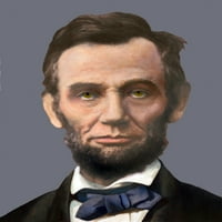 Abraham Lincoln . Moderan portret zasnovan na fotografiji Alexander Gardner. istorija