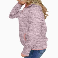 Maytalsoy ženska dukserica pulover pulover dugim rukavima rukav dugih rukava za patentni zatvarač na
