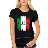 JHPKJNEW Italia Italija Italijanska zastava Ženska novna majica Classic Custom Design Tee majica