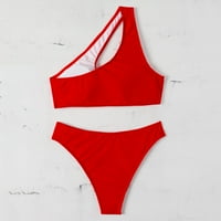 Aaiyomet Thong bikini kupaći kostimi za žene Ženski trokut kupaćih kostima sa visokim strukom TOP DVA