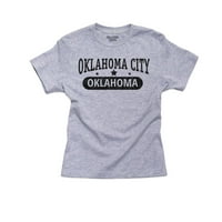 Trendy Oklahoma City, Oklahoma sa pamukom Stars Girl Pamuke Sive majica