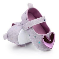 Obuća za djecu s dječjim dječjim cipelama cipele u obliku srca cipele meke kosilice za hodanje princeze
