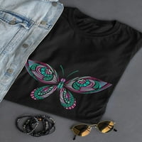 Šarena majica Paisley Butterfly Žene -Image by Shutterstock, ženska X-velika