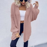Ženska modna gornja kardigan kaput dugih rukava lagani kardigan džemperi za žene