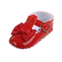 Penkiiy Toddler Cipele Baby Girls Slatka moda Izdubljena luka Neklizajuća mekana sandala za gležanj
