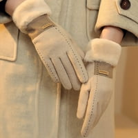 Aoujea do 65% popusta na žensko toplo održavaju hladno otkaz toplim dodirnim zaslonom zimske vune zadebljanje