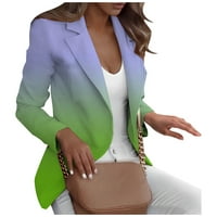 Durtebeua Radni poslovni poslovni rukav u boji platnene jakne odijelo ženske blazerve za posao profesionalni