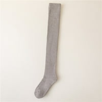 Ketyyh-CHN čarape Fishnet hlače plus veličina Ženska zimska zadebljanje topla srednje dužine preko koljena