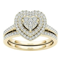 Modni nakit puni dijamantski prsten za ljubav u obliku modnog šupljeg rezbavog dijamantnog prstena