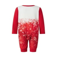 wsevypo božićna porodica koja odgovara pidžami set za odrasle dječje xmas pismo ispisano noćno odjećno