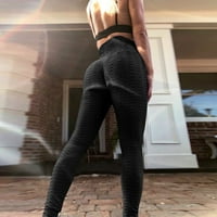Žene Stretch Yoga Tajice Trendy Slim Solid Fitness Trčanje teretane Sportska dužina Aktivne gumene hlače