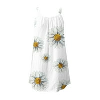 〖ROLIYEN〗 Ljetne haljine za žene boemska ljetna plaža proljetna prugasta cvjetna print slatka haljina
