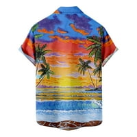 B91XZ majice za vježbanje za muškarce Muški ljetni odmor Turizam Plaža Fashion Trend Leisure 3D digitalni