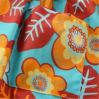 Rovga casual haljine za djevojke Dječje oblače kratkih rukava cvjetna ljetna plaža haljina casual odjeća