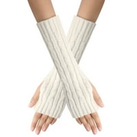 Pletene rukavice bez prstiju sa rupom palca Unise tople rukavice