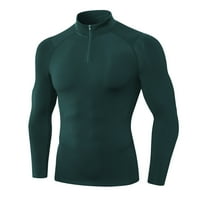 Kiplyki Fall muške dukseve Cleance Plus baršunasti fitness odjeća visoki elastični džemper s dugim rukavima