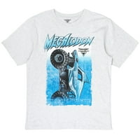 Monster Jam Megalodon Muška majica Megalodon Grey X-mali