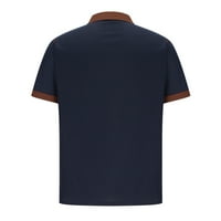 Polo majice za muškarce, muški patentni polo majice kratki rukav casual slim fit atletski tenis Golf polos majica na vrhu pune boje